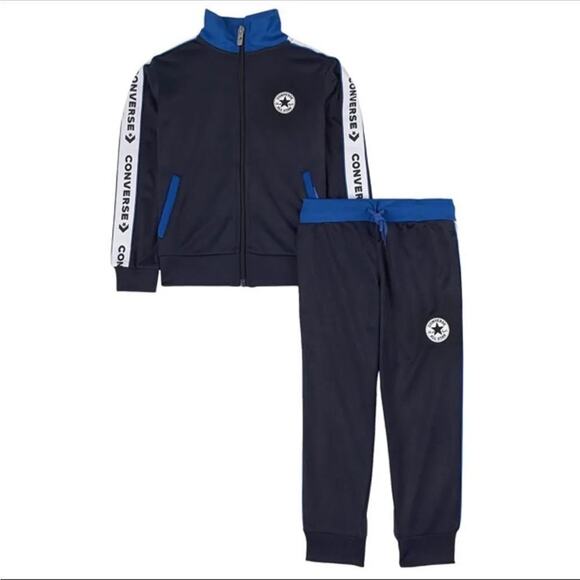 Converse Chuck Taylor Boys Track Suit BluE SIZE 2T - Picture 2 of 2